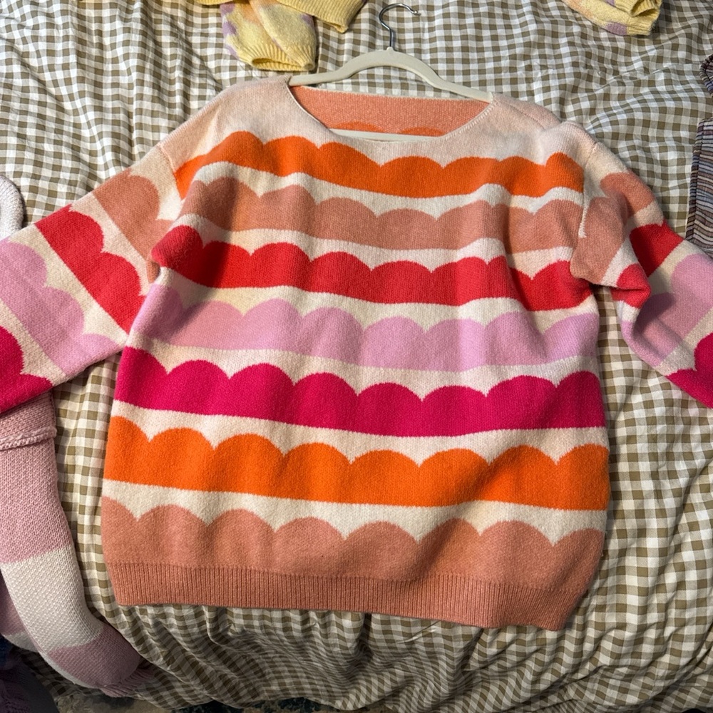 Colorful Heart Pattern Women's Cardigan